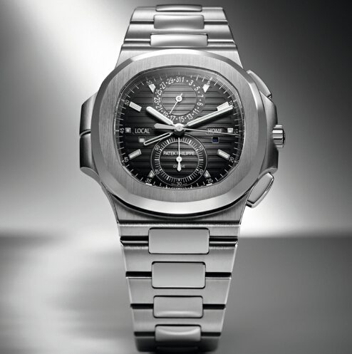 Replica Patek Philippe Nautilus Travel Time Chronograph 2014 Ref 5990 Steel 5990/1A-001 replica Watch